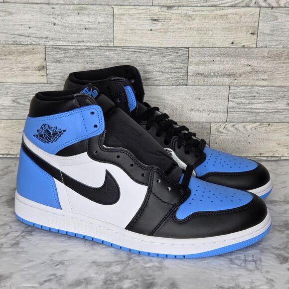 Nike Air Jordan 1 Retro High OG UNC Toe Men's 10 DS OG All DZ5485-400 - Picture 1 of 9